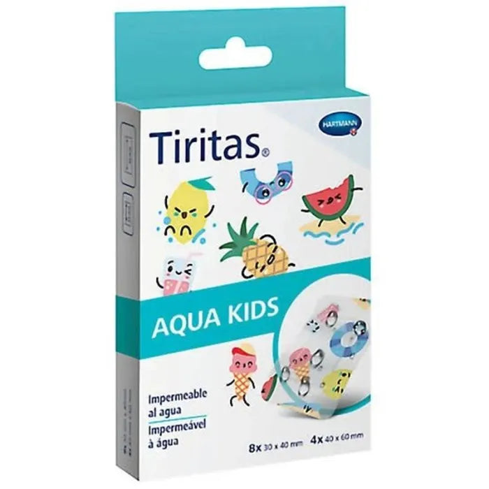 HARTMANN HARTMANN Pflaster Aqua Kids 2 Größen 12 Stück wasserfest Kinderpflaster Kosmetik