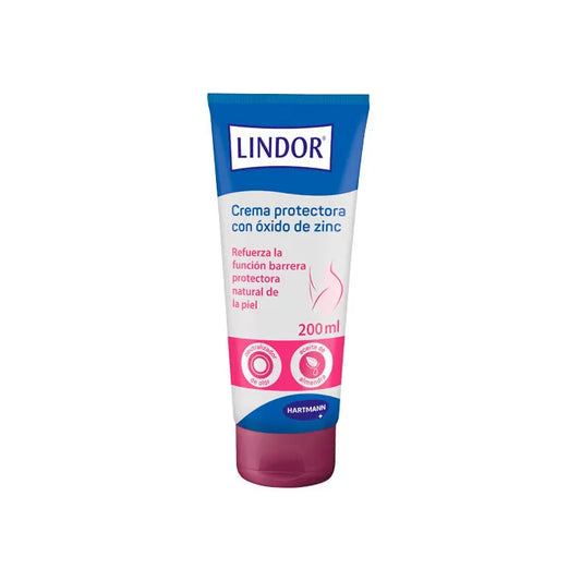 LINDOR LINDOR Zinkoxid Schutzcreme 200 ml Hautschutz Creme mit Zinkoxid
