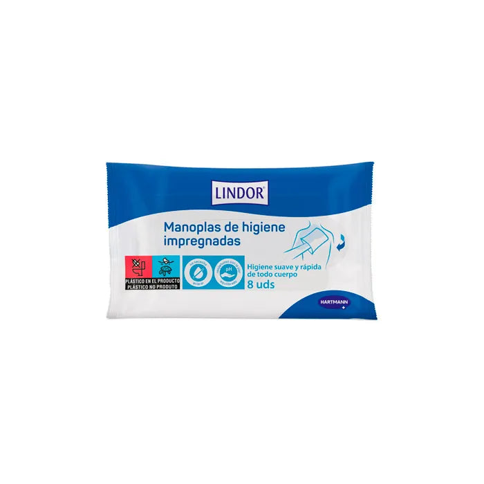 HARTMANN HARTMANN Lindor Imprägnierte Hygiene-Fäustlinge 8 Stück Kosmetik
