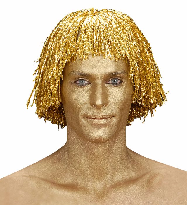 Goldene Schminke in Tube 28 ml für Fasnacht und Karneval Make-up