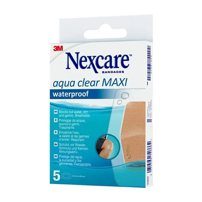 NEXCARE NEXCARE Aqua Clear Maxi wasserfeste Pflaster 5 Stück Kosmetik