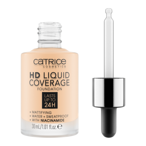 CATRICE CATRICE HD Liquid Coverage Foundation 032 Nude Beige 30 ml langanhaltend bis 24h