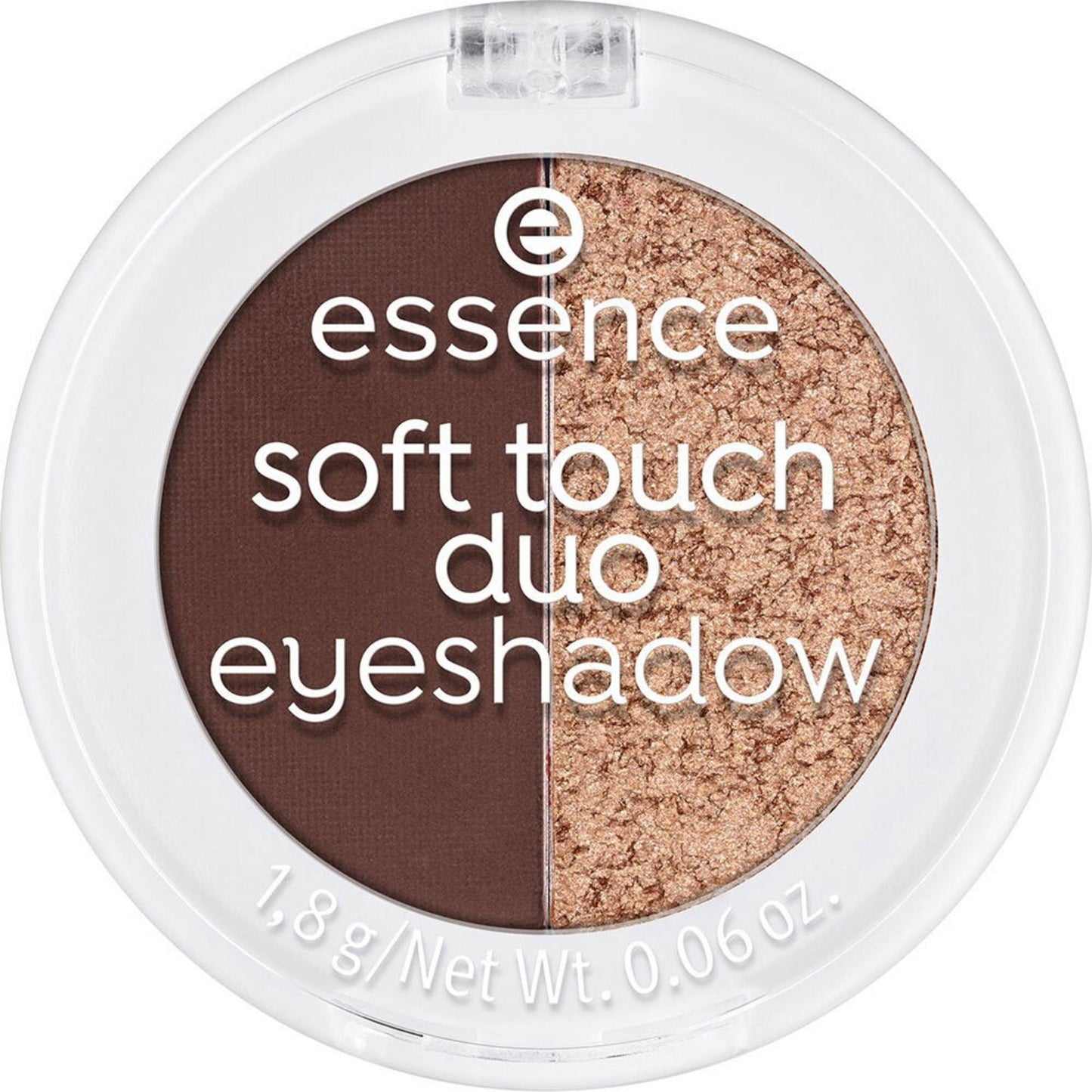 Essence Essence, Soft Touch Duo, Lidschatten-Kompakt, 04, Mocha Muse, 1.8 g Regular