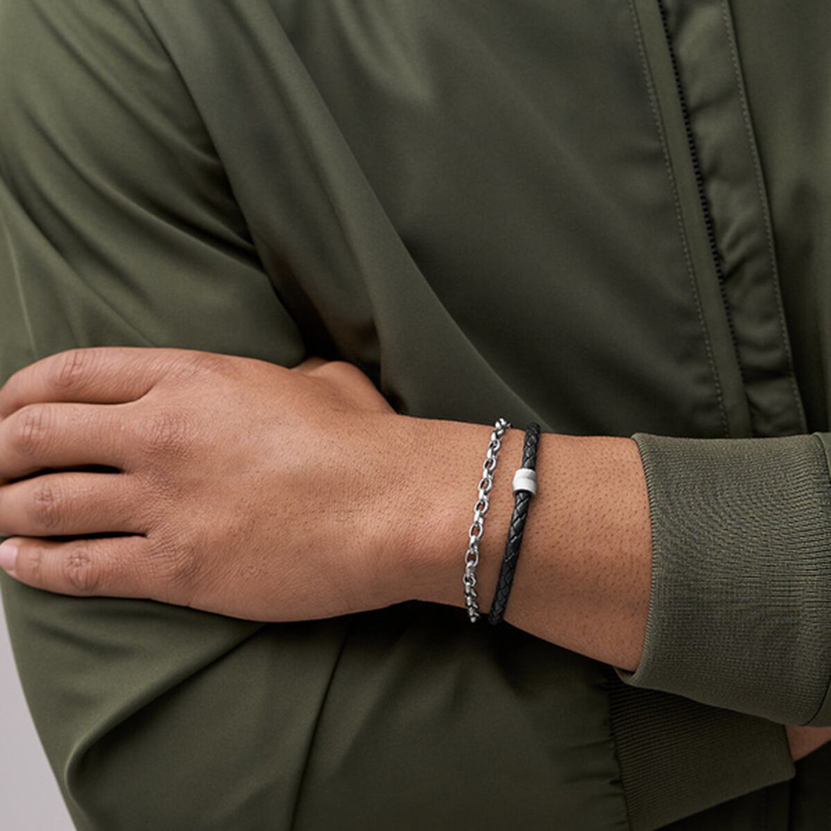 Fossil Herrenarmreif Fossil Jf04556040