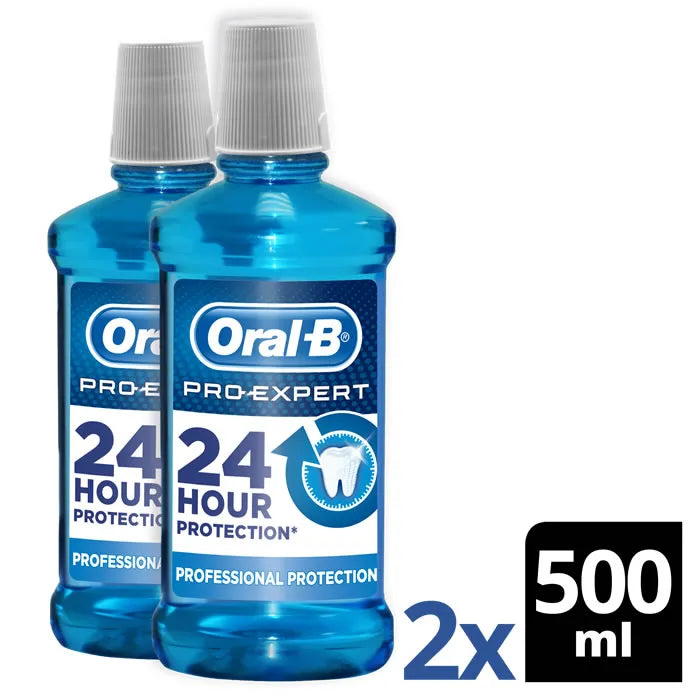 ORAL-B ORAL-B Pro-Expert Mundwasser Professioneller Schutz 500 ml Set 2 Stück Kosmetik