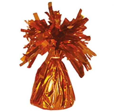 Ballongewicht Folie mit Fransen ca. 170 gr. Orange