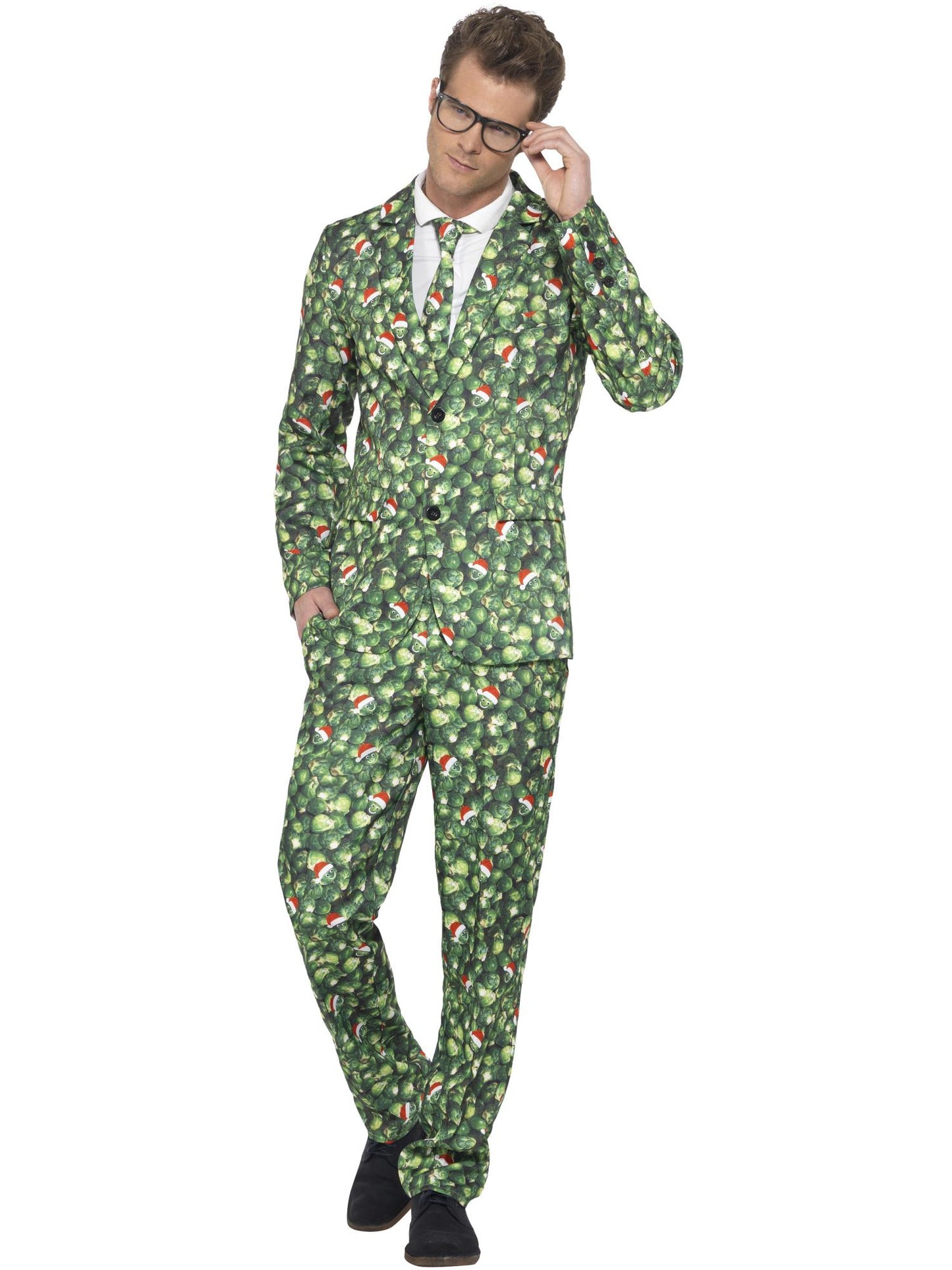 Smiffys XMASCHAR Brussel Sprout Suit, Green CS für Herren