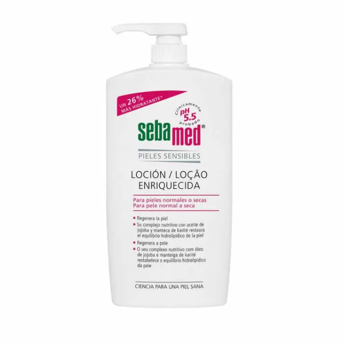 SEBAMED Sensitive Skin Enriched Lotion 750 ml Körperlotion für empfindliche Haut Bodylotion