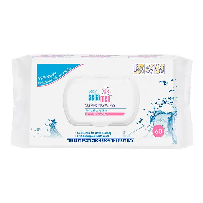 SEBAMED Sebamed Baby Reinigungstücher 60 Stück zur sanften Reinigung der Babyhaut Kosmetik