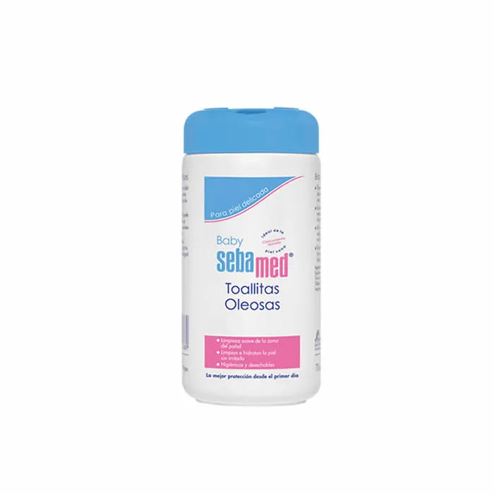 SEBAMED Sebamed Baby Öl Feuchttücher 70 Stück sanfte Reinigung für empfindliche Babyhaut Kosmetik