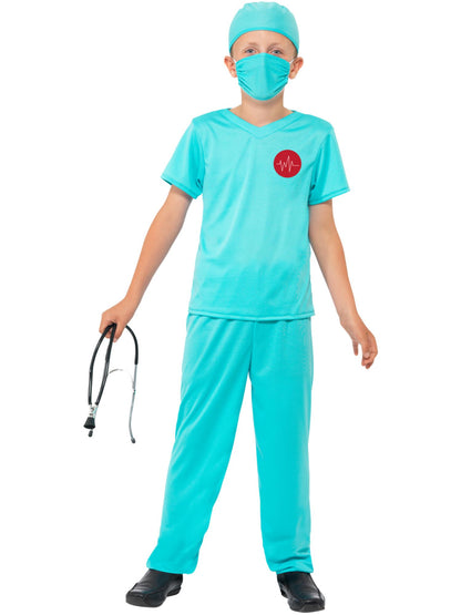 Smiffys DOCTORNURS Surgeon Costume, Blue CS für Unisex