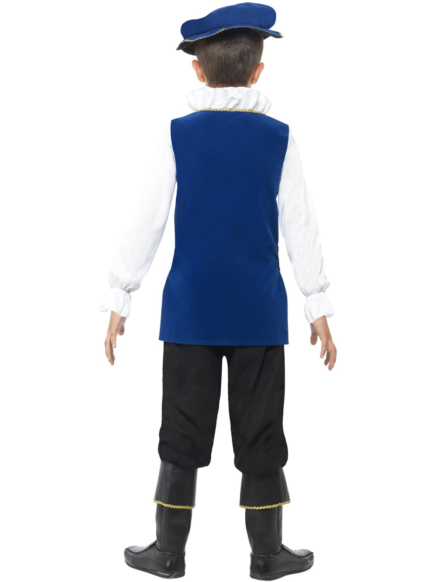 Smiffys Tudor Jungenkostüm, Royal Blue CS