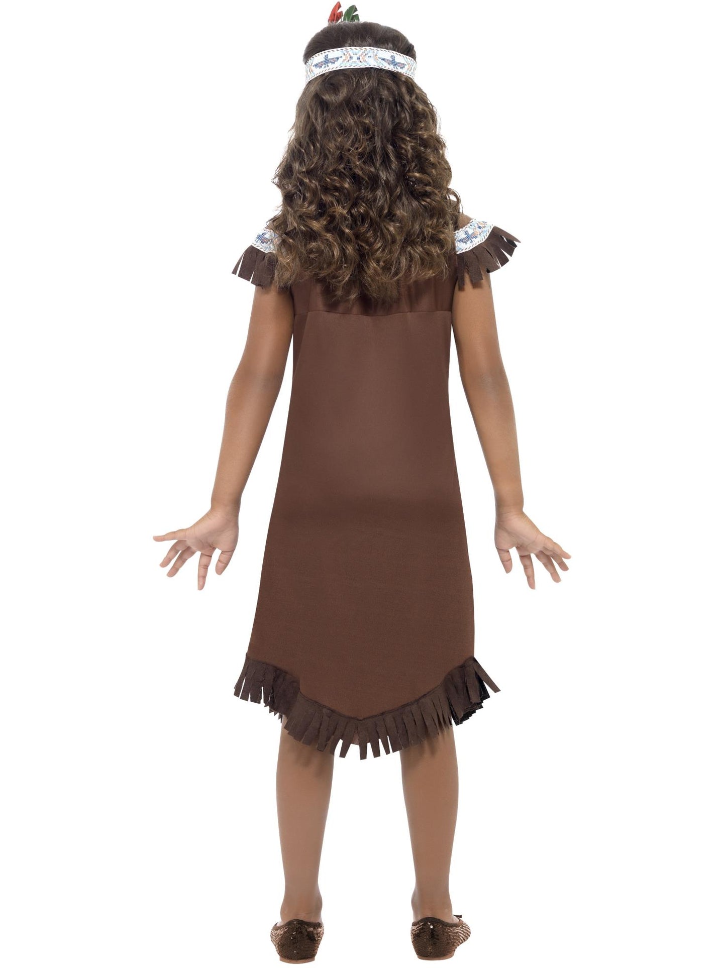 Smiffys INDIAN Native American Inspired Mädchenkostüm, Brown CS
