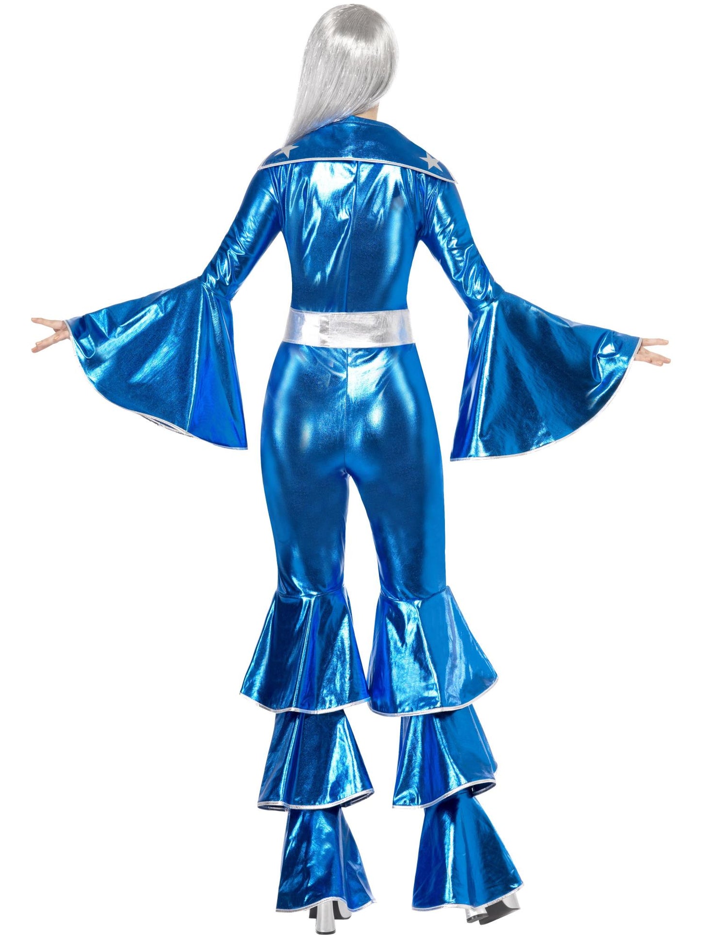 Smiffys DISCO 70s Dancing Dream Costume, Blue CS für Damen
