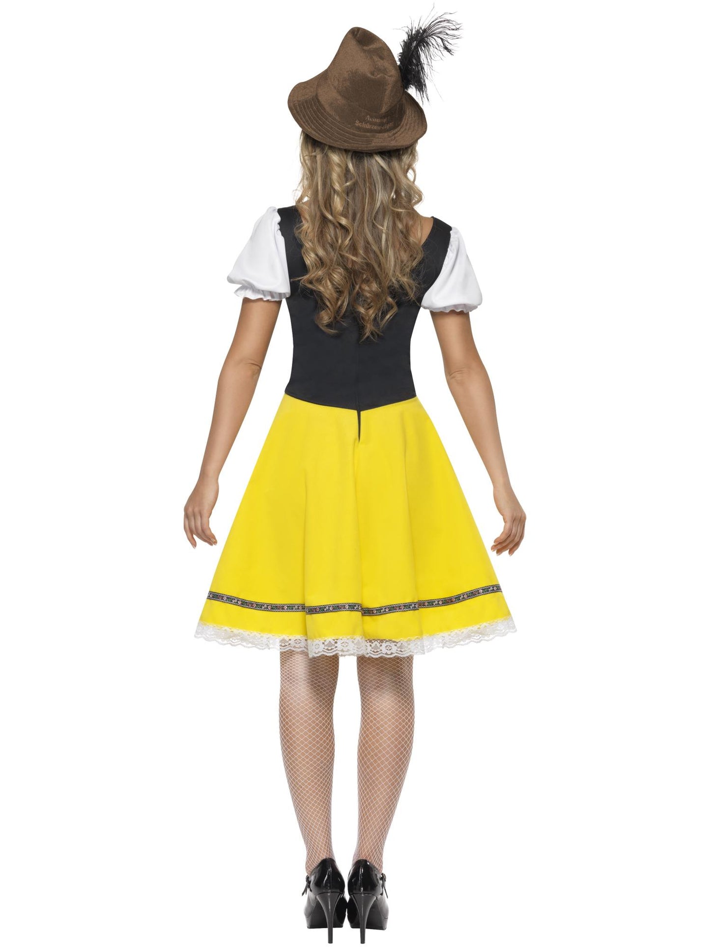 Smiffys BAVARIAN Beer Fest Costume, Female, Yellow CS für Damen