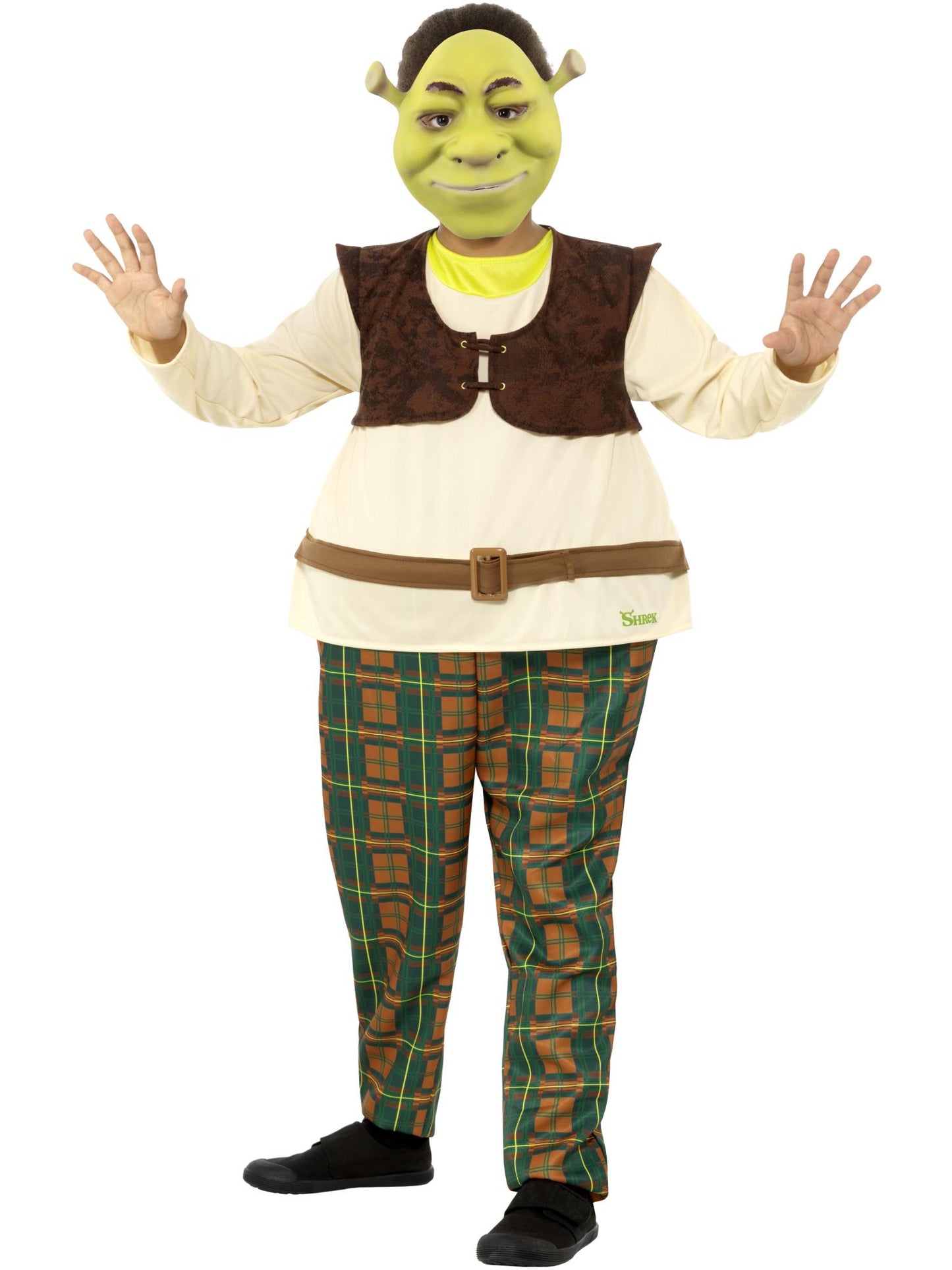 Smiffys Shrek Kids Deluxe Costume, Green CS für Jungen