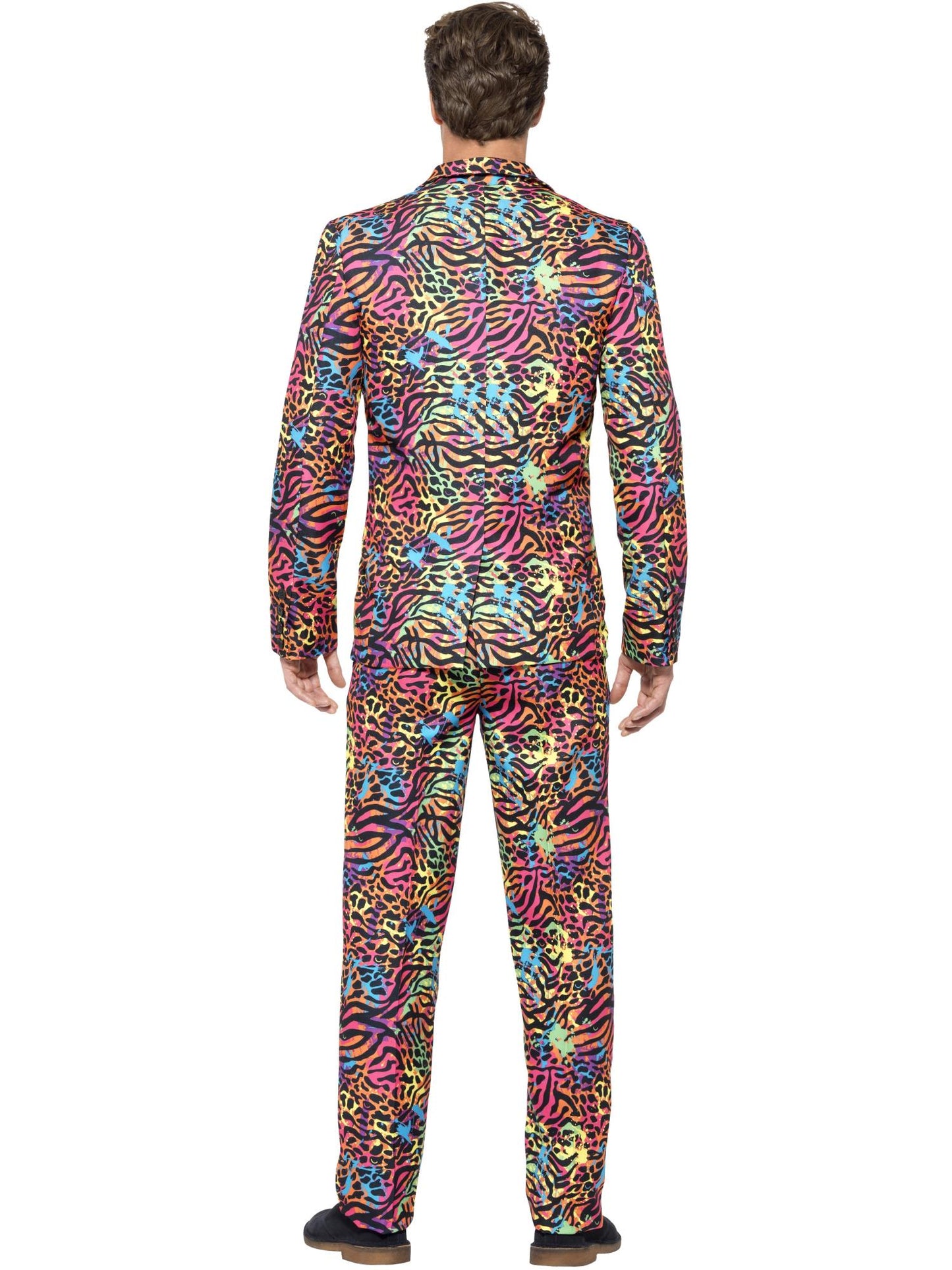 Smiffys 1980S Neon Suit, Multi-Coloured CS für Herren