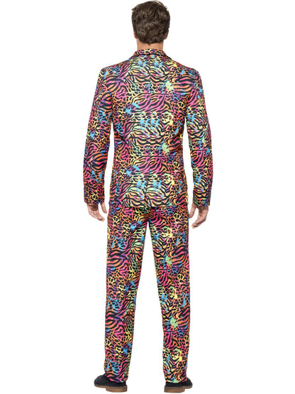 Smiffys 1980S Neon Suit, Multi-Coloured CS für Herren