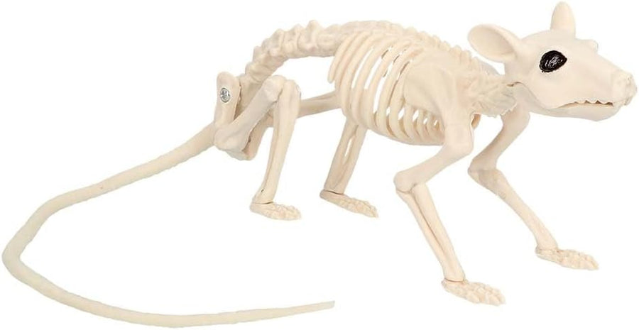 Widmann Ratten-Skelett 46 cm mit beweglichem Mund für Halloween-Dekoration – Produktansicht