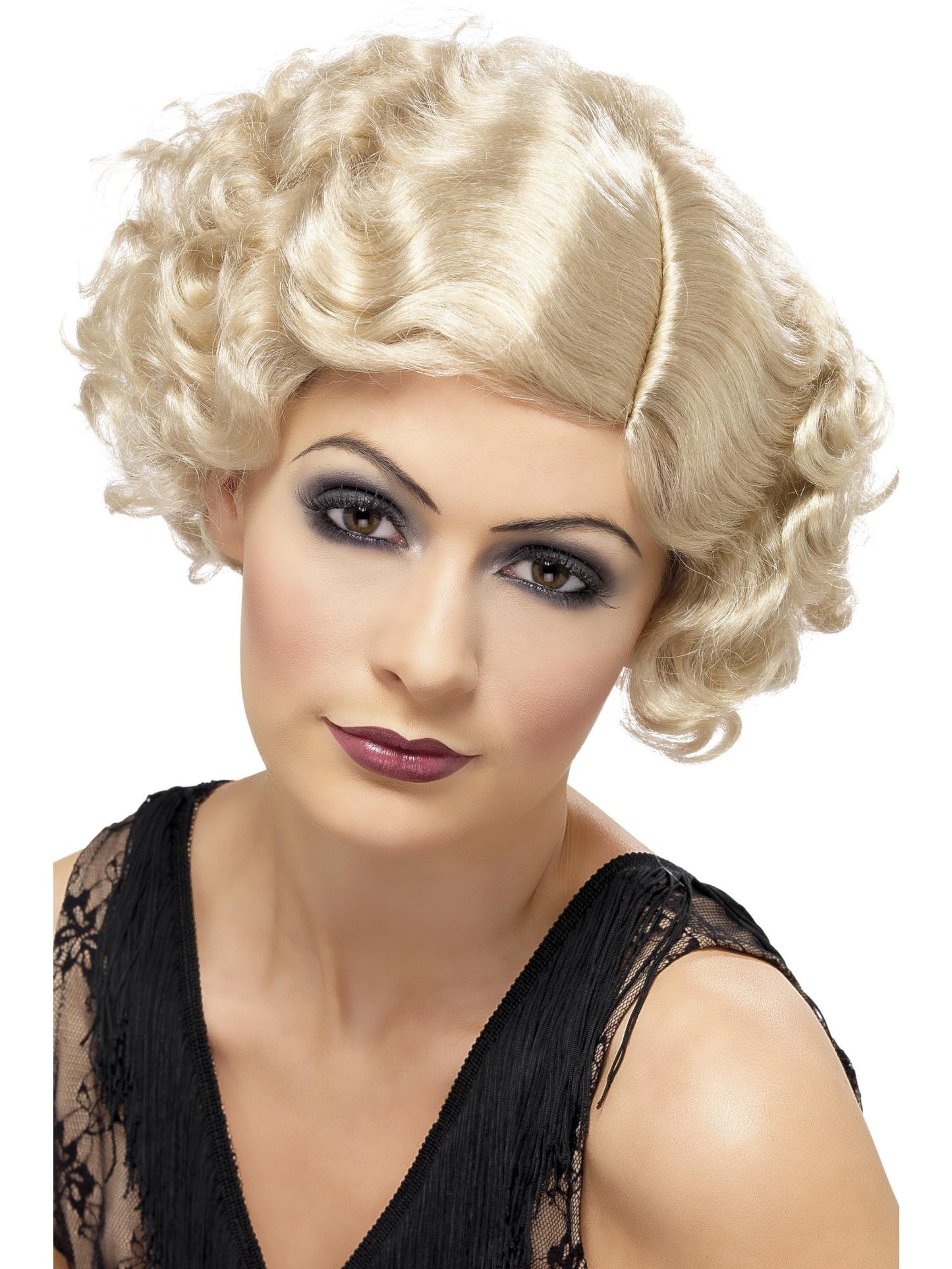 Smiffys 1920S 20s Flirty Flapper Wig, Brown für Damen