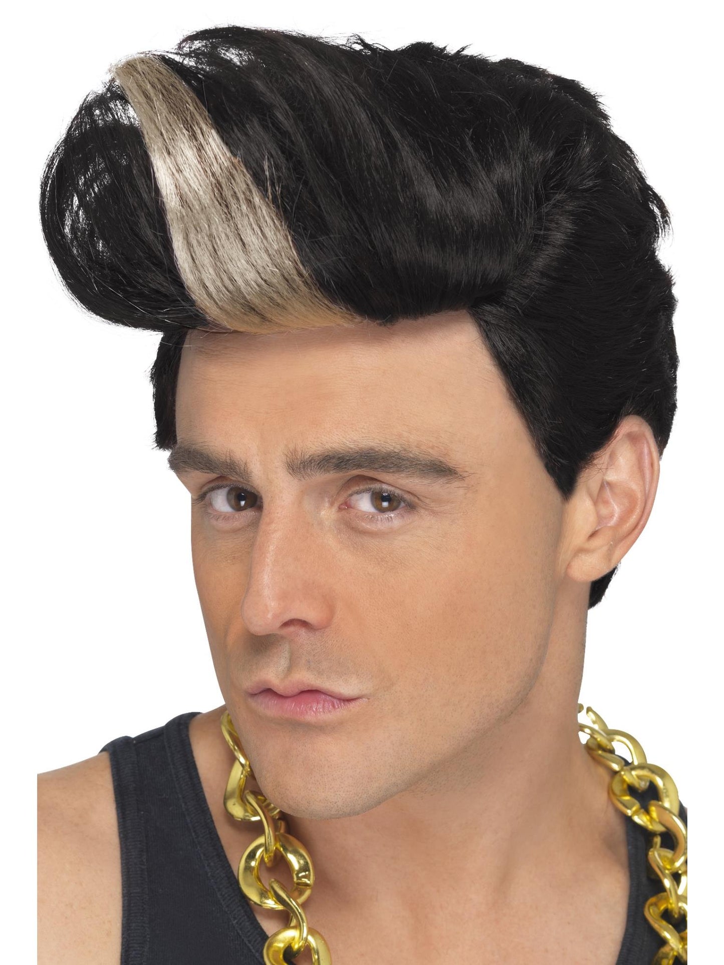 Smiffys 90s Rapper Wig, Black für Herren