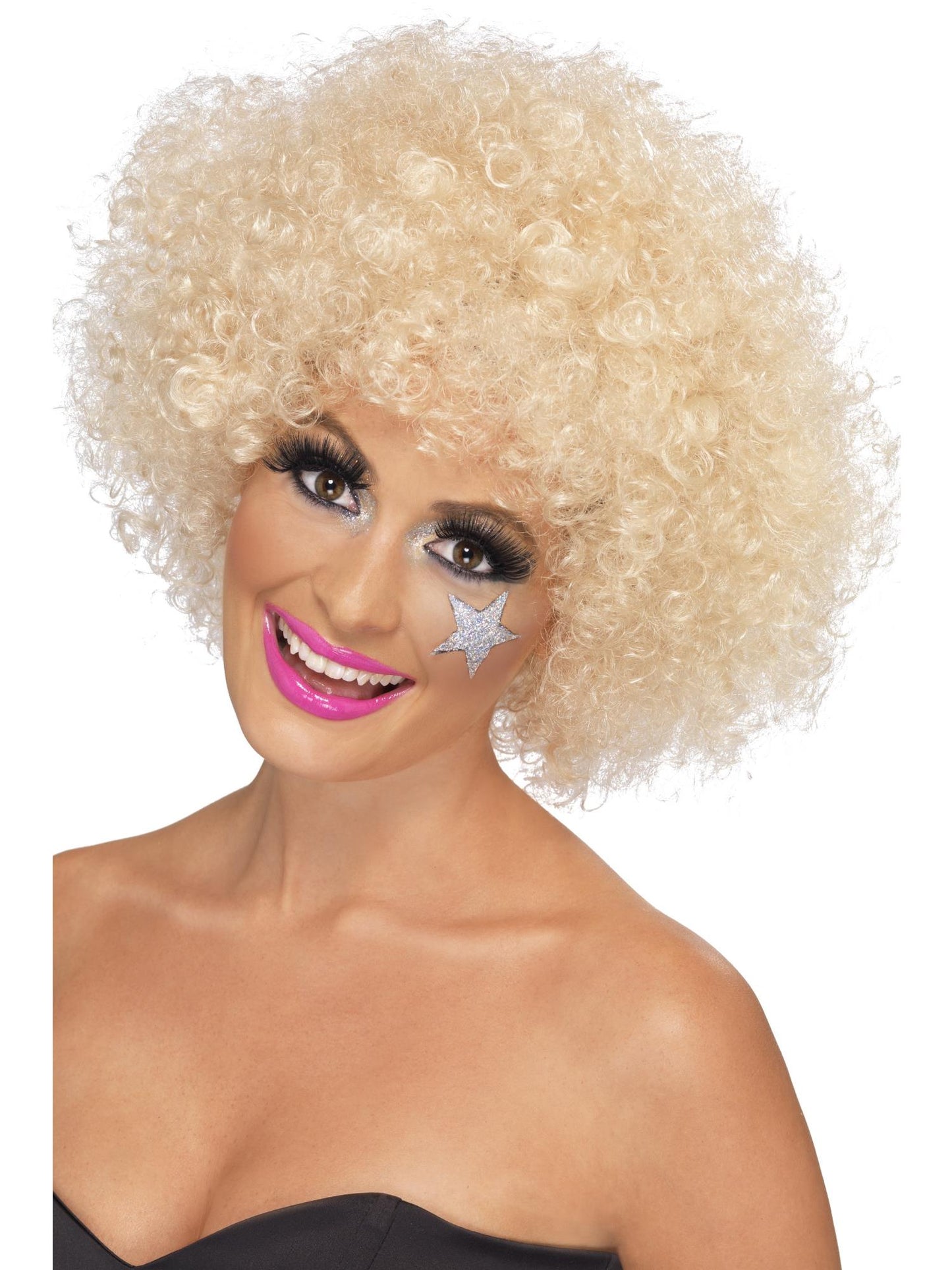 Smiffys 1970S 70s Funky Afro Wig, Brown für Unisex