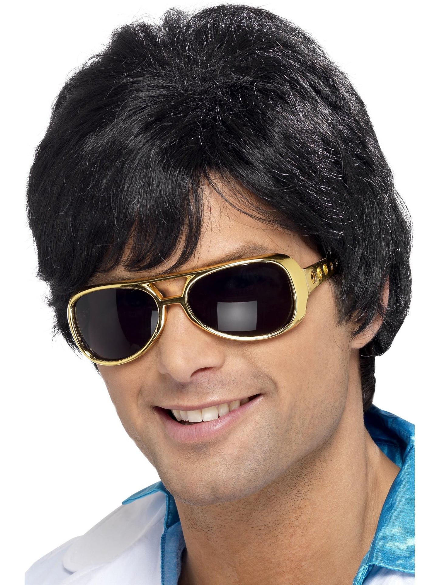 Smiffys 1970S 70s Shag Wig, Black für Herren