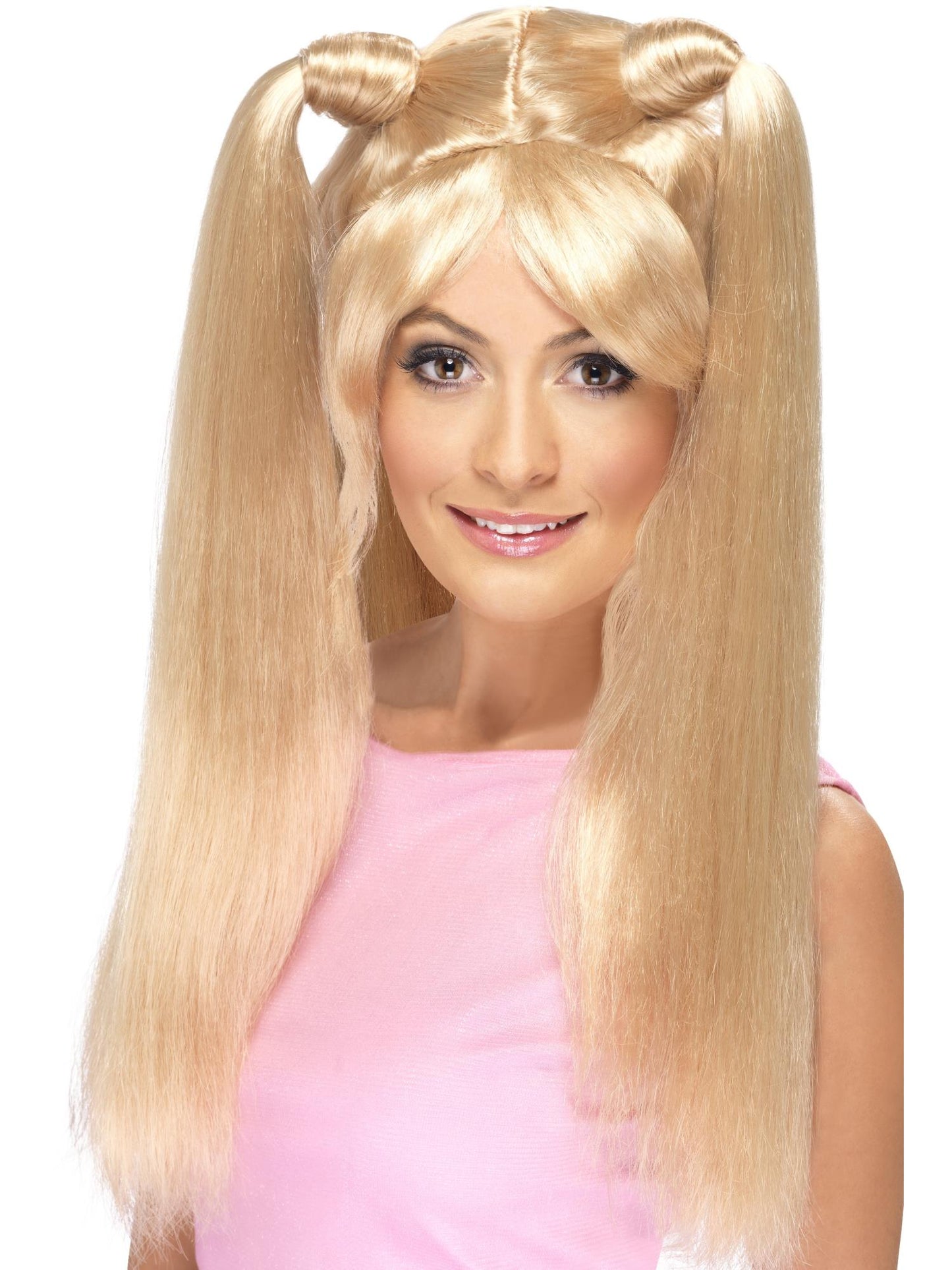 Smiffys Baby Power Wig, Blonde für Damen