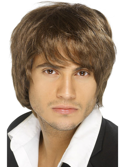 Smiffys Boy Band Wig, Blonde für Herren