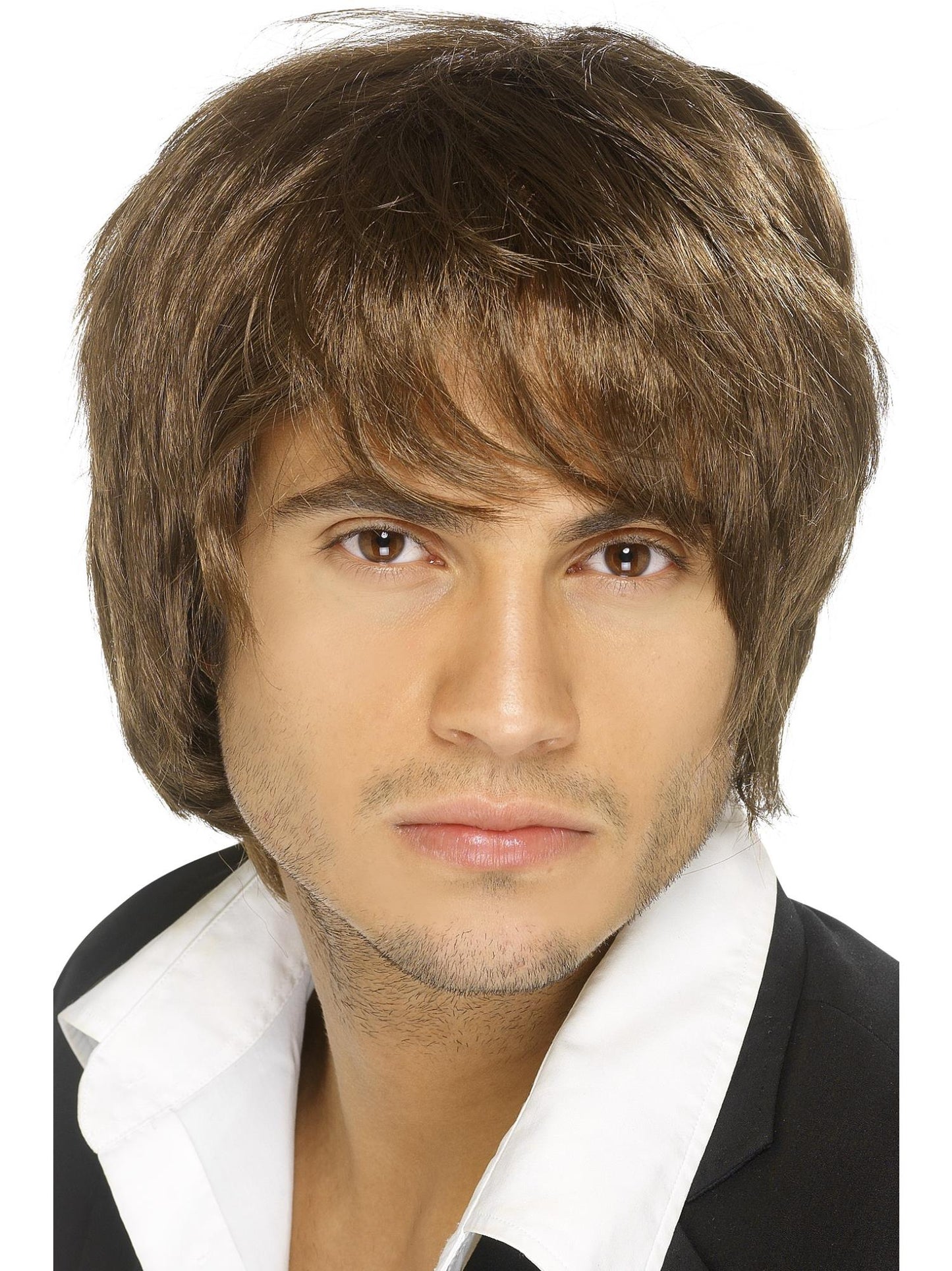 Smiffys Boy Band Wig, Blonde & Brown für Herren