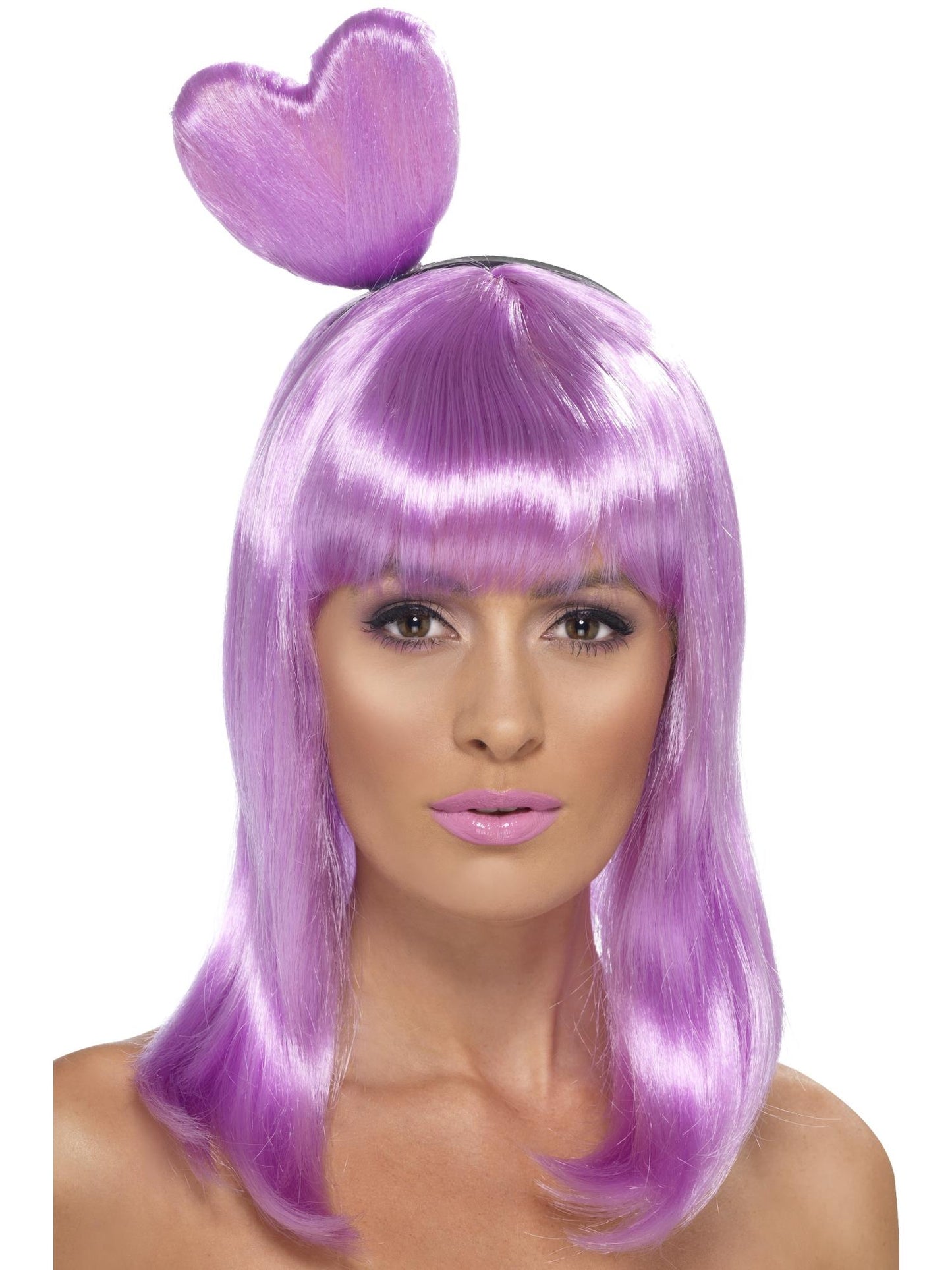 Smiffys Candy Queen Wig, Lilac für Damen