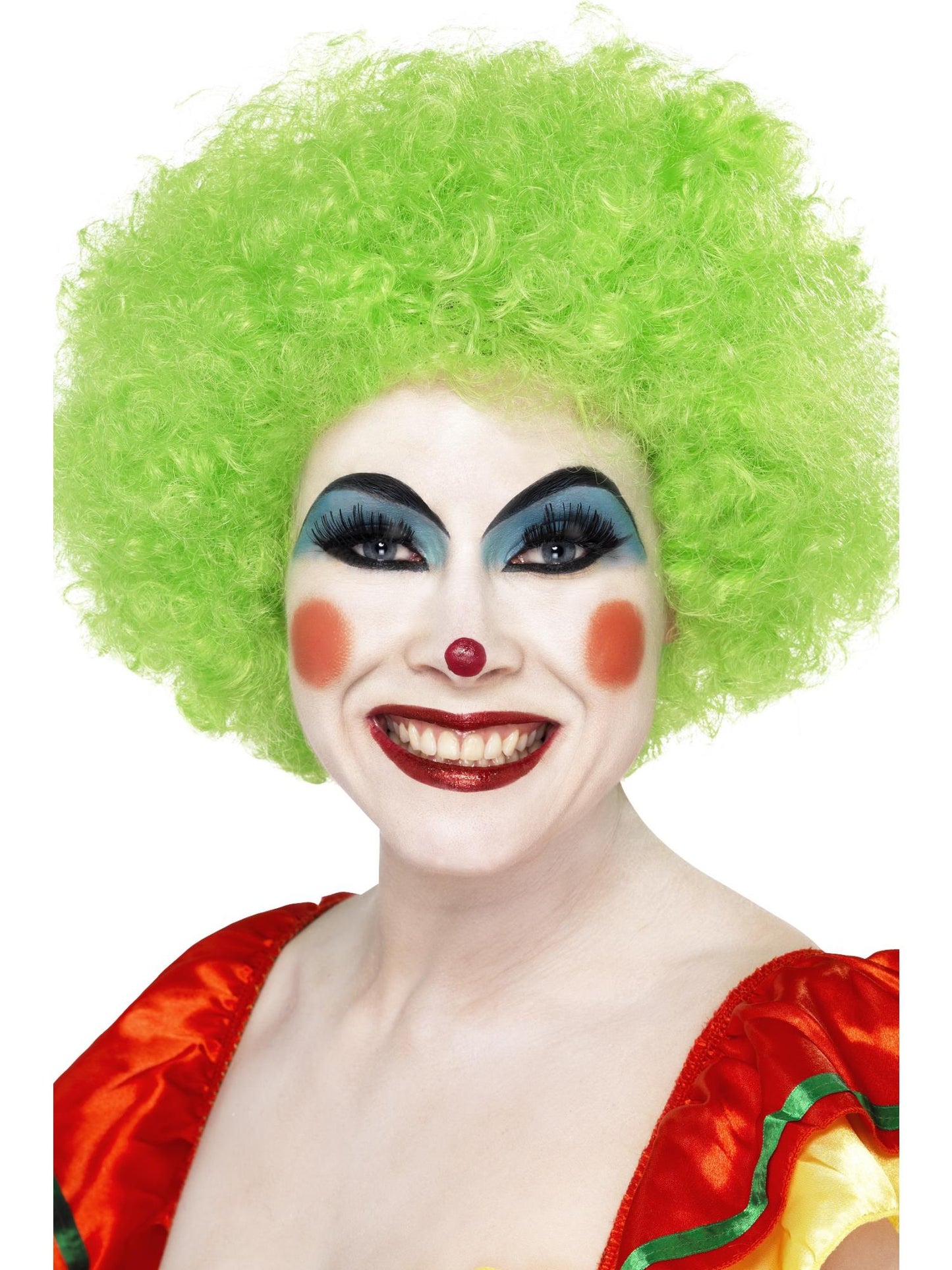 Smiffys Crazy Clown Wig, Orange für Unisex