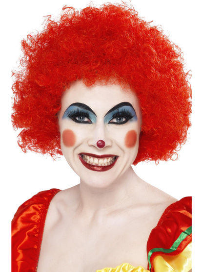 Smiffys Crazy Clown Wig, Blue für Unisex
