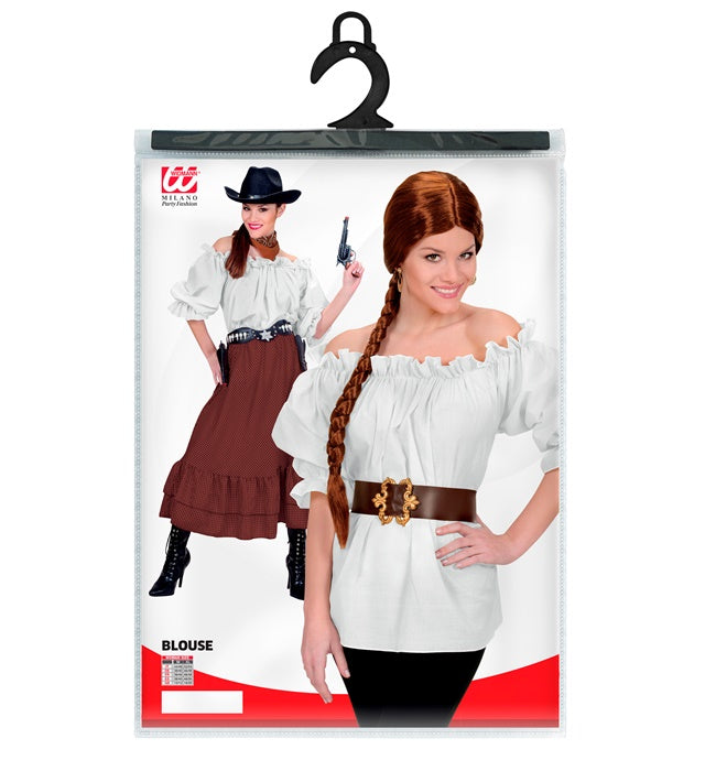 Weiße Bluse für Fasnacht und festliche Kostüme