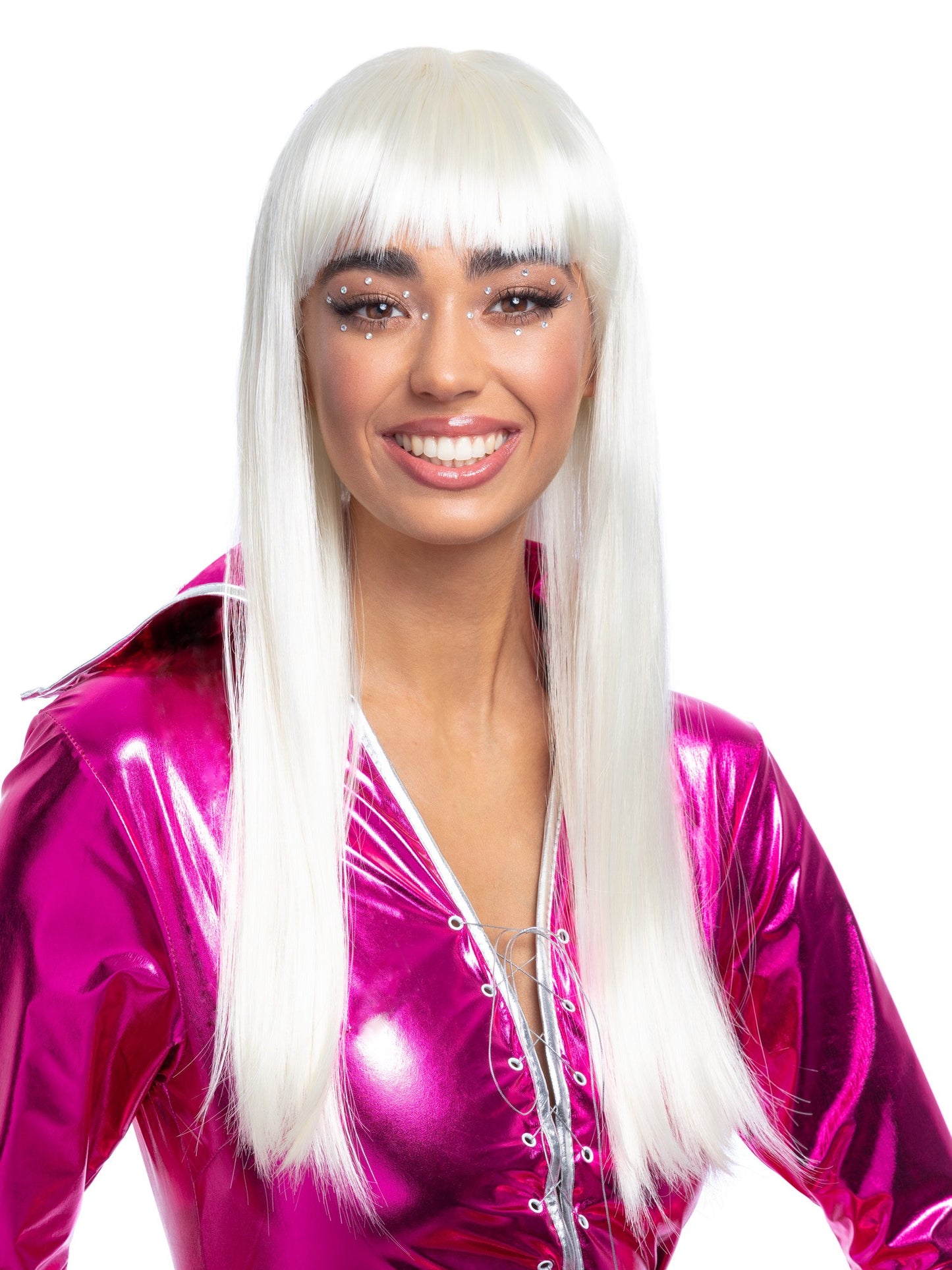 Smiffys Dancing Queen Wig, Blonde für Damen