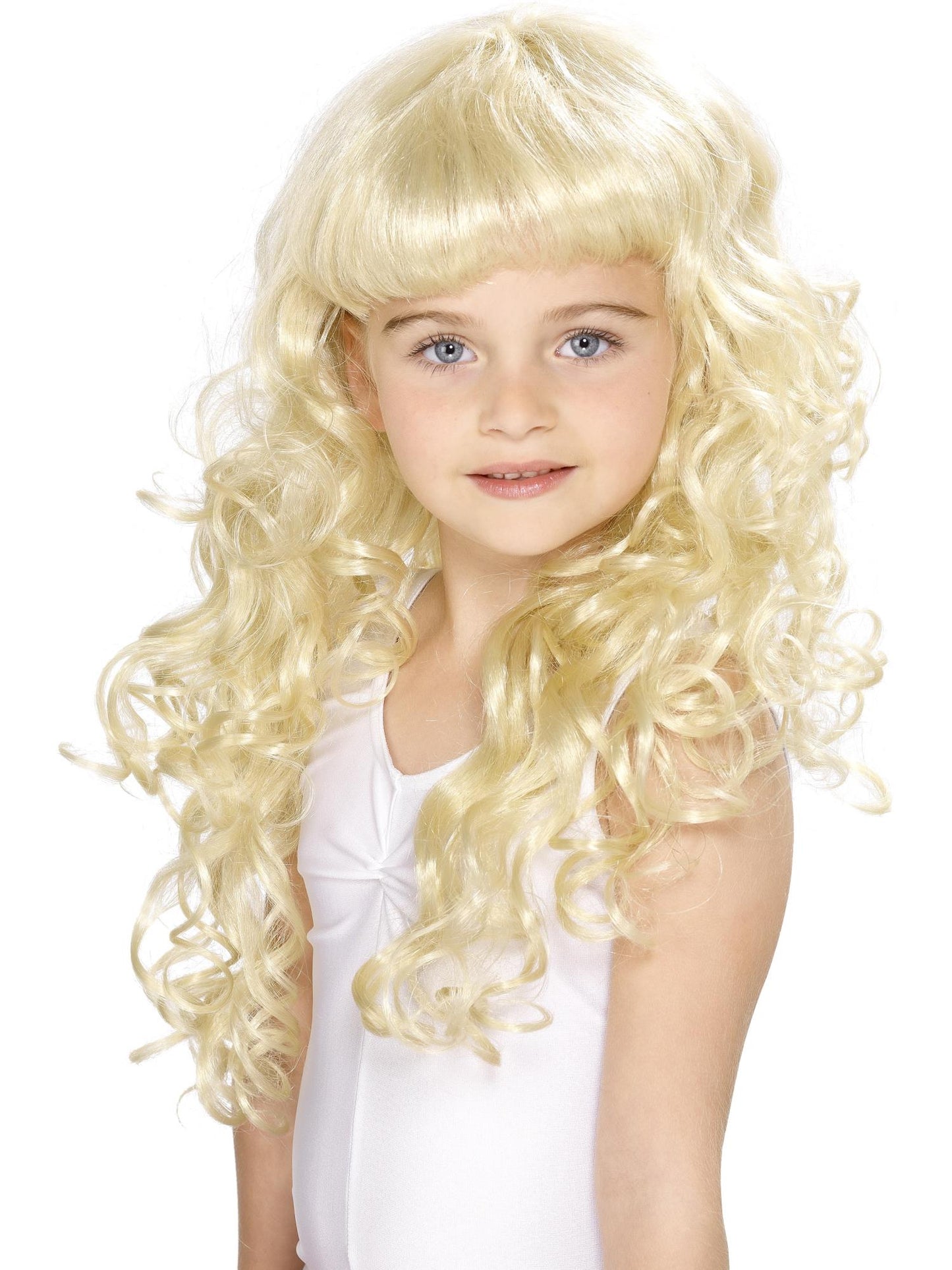 Smiffys Girl's Princess Wig, Blonde für Mädchen
