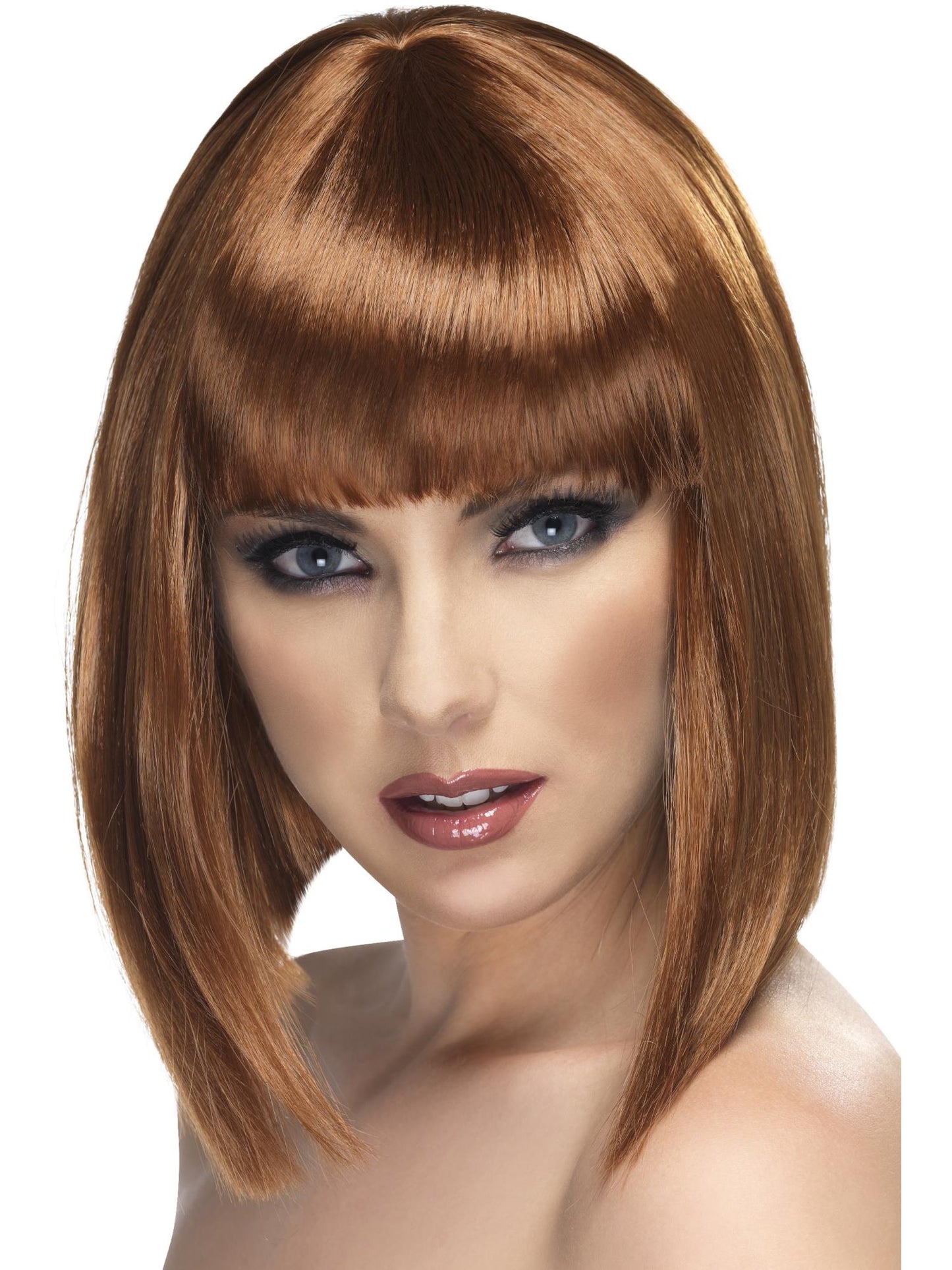 Smiffys Glam Wig, White für Damen
