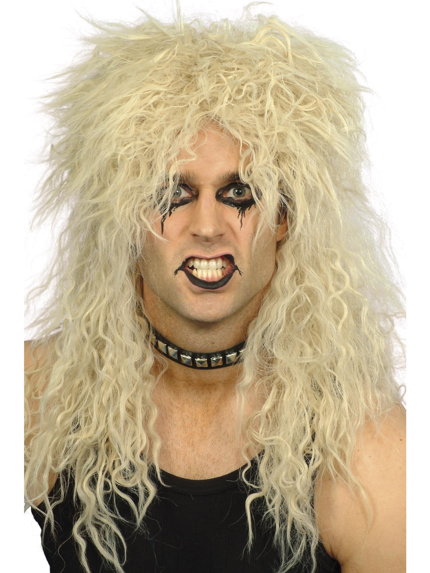 Smiffys Hard Rocker Wig, Blonde für Herren