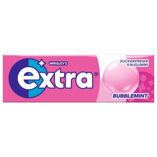 Wrigleys Wrigley's Extra Bubblemint Kaugummi ohne Zucker 10er-Pack – Produktansicht