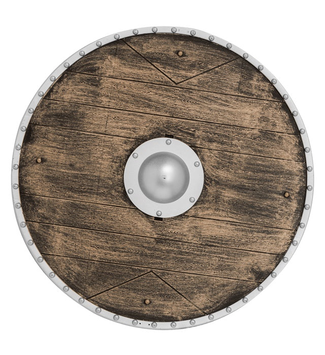 Vikingschild mit Griffen 40 cm als Fasnachts-Accessoire