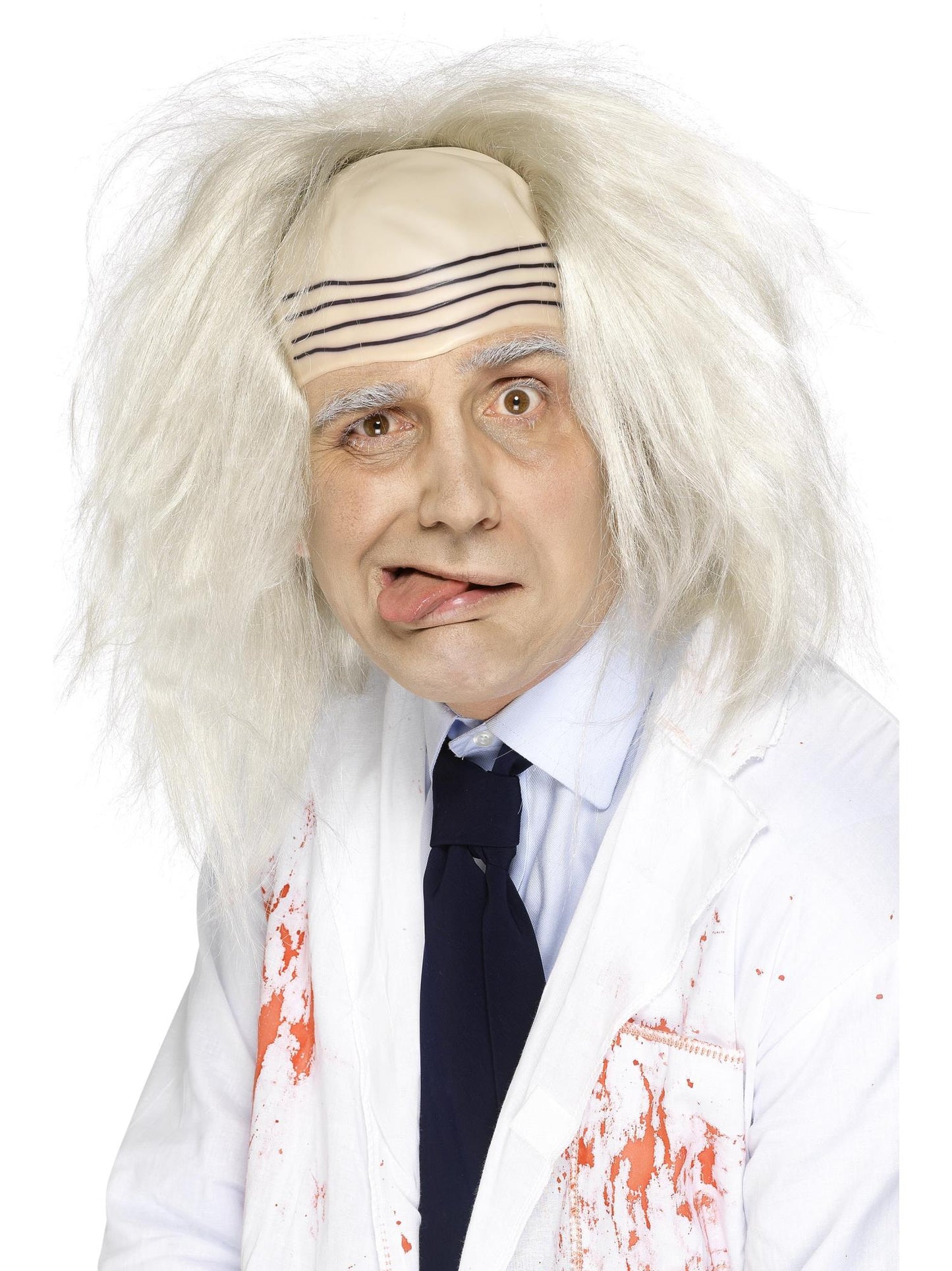 Smiffys Mad Scientist Wig, Grey für Herren