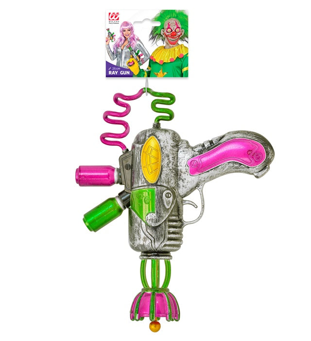 Killer Clown Strahlpistole 25 cm als gruseliges Fasnacht-Accessoire
