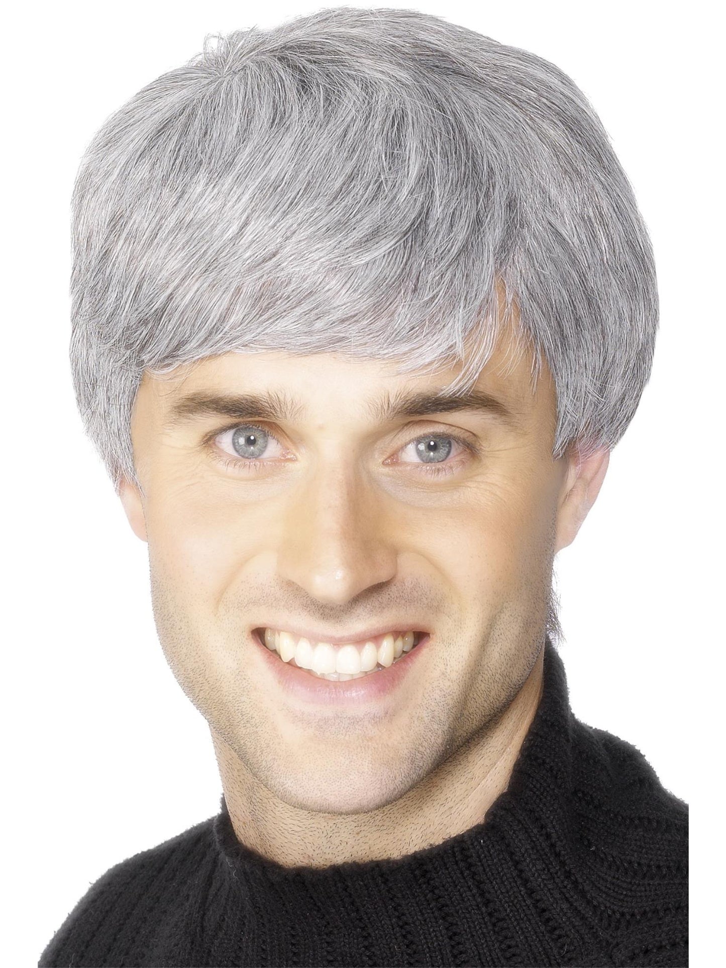 Smiffys Corporate Wig, Grey für Herren