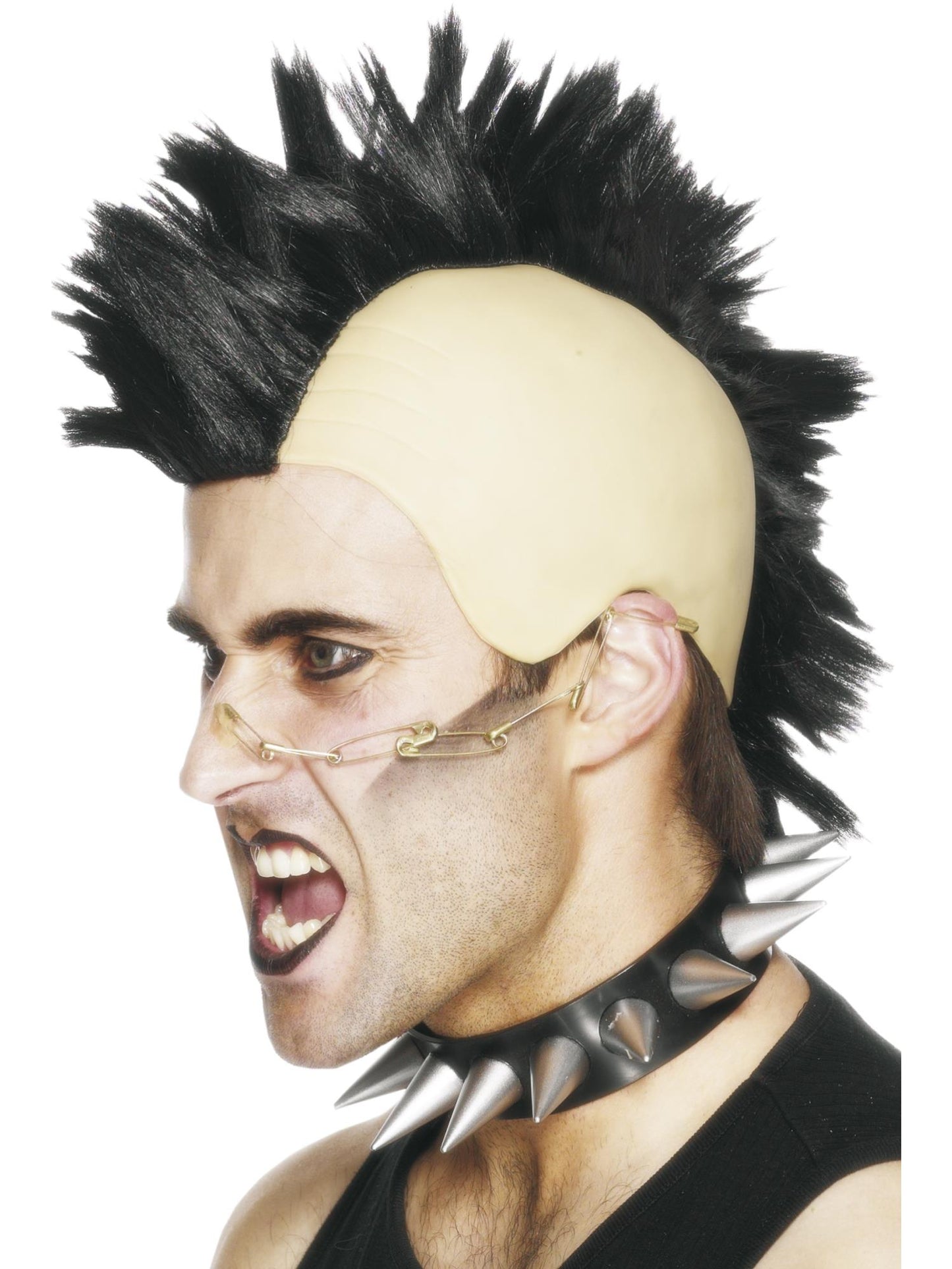 Smiffys Mohican Wig, Black für Herren