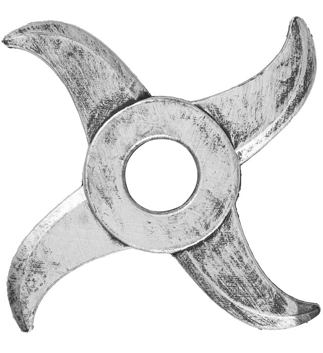Ninja Wurfstern 16 cm – schwarzer Wurfstern als Fasnachts-Accessoire