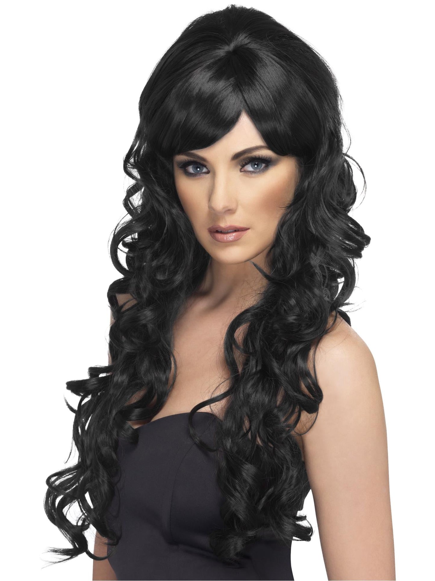 Smiffys Pop Starlet Wig, Brown für Damen