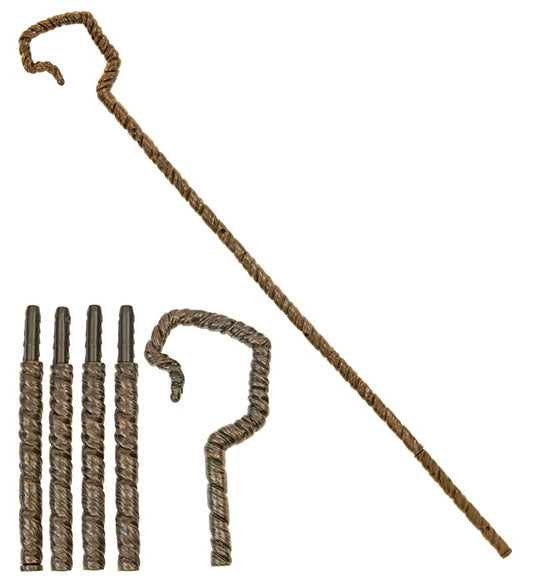 "FALTBARER SCHÄFERSTOCK" 146 cm Braun