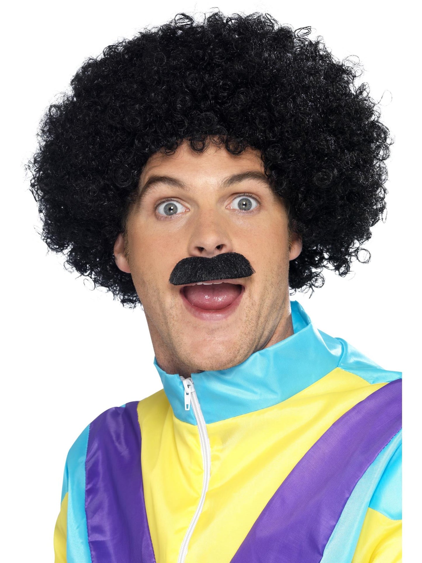 Smiffys 1980S Scouser Kit, Black WI für Herren