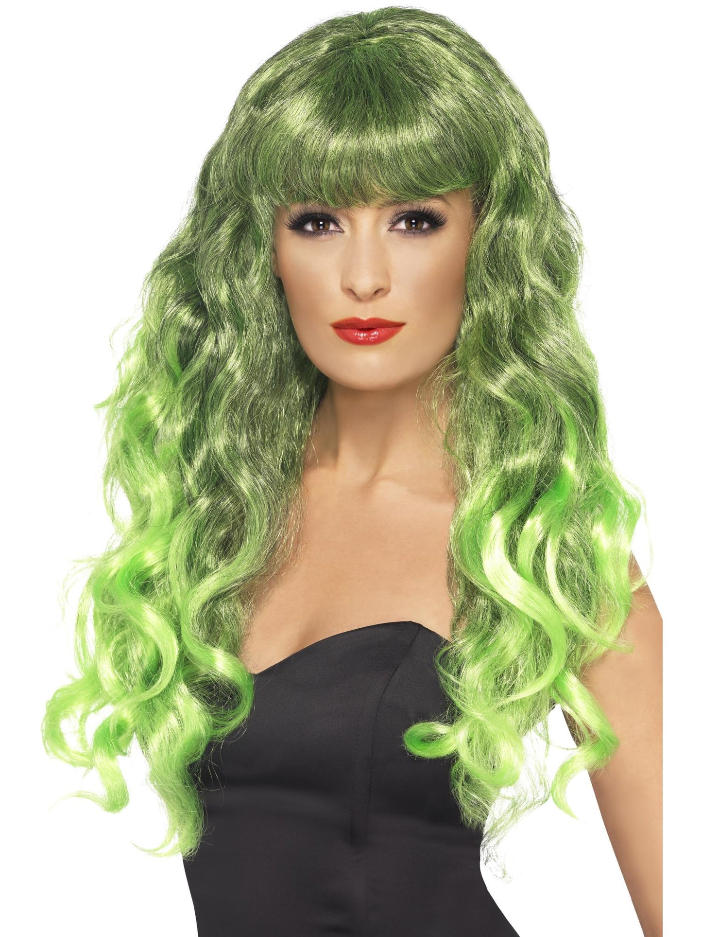 Smiffys Siren Wig, Black für Damen
