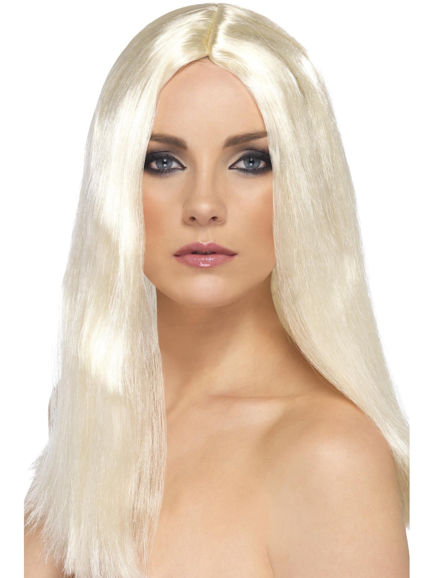 Smiffys Star Style Wig, Brown für Damen